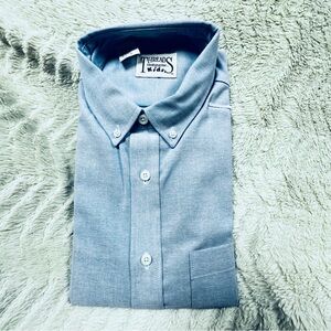 Threads for Kids Boys button down Oxford cotton shirt 20, NWT